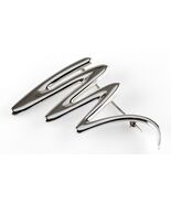 Tiffany &amp; Co. Sterling Silver Paloma Picasso Squiggle Zig Zag Brooch Gor... - €235,52 EUR