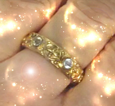 HAUNTED ANTIQUE RING LIFTING THE VEILS HIGHEST LIGHT COLLECTION RARE MAGICK image 2