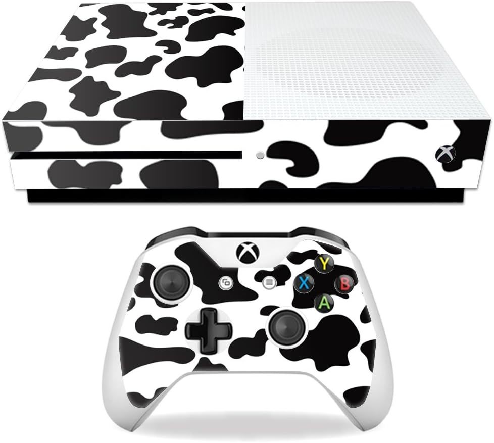 Primary image for Mightyskins Skin For Microsoft Xbox One S - Cow Print | Protective, Removable,