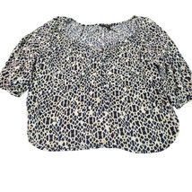 Maxisa Christina Womens Blouse Multi-Color Size Large 100% Rayon 3/4 Sleeve - $13.30