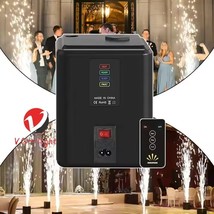 Mini Stage Effect Machine 350W Cold Spark Fireworks Remote Control DJ We... - $143.34