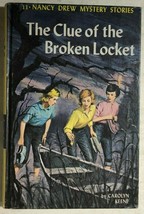 NANCY DREW Clue of the Broken Locket by Carolyn Keene (1965) Grosset &amp; Dunlap HC - £10.16 GBP