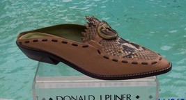 Donald Pliner Couture Camel Leather Pitone Loafer Shoe NIB Size 6 Signat... - $106.00