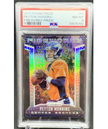 2015 Panini Prizm Peyton Manning FIREWORKS SILVER PRIZM PSA 8  LOW POP HOF - $59.31 CAD