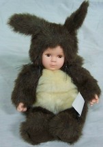 Anne Geddes Baby In Squirrel Costume 7&quot; Plush Stuffed Animal Doll - £12.07 GBP