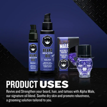 Gibs Alpha Male Beard, Hair & Tattoo Oil 1 oz. image 5