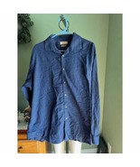 Penguin by Munsing Wear Long Sleeve Blue w/ White Dots Button Down Shirt... - $14.00