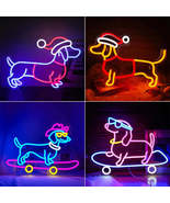 Dachshund Neon Sign For Wall Decor Cute Dog Neon Sign Led Light Up Sign ... - $22.38+