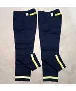 Red Kap Navy Safety Industrial Work Uniform Pants Lot of 2 (PT10NV) Size... - $760.62 MXN