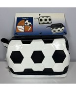 Vintage Soccer Textured Toiletry Makeup Travel Bag Brand New! Basics - £19.54 GBP