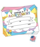 Colorful Pastel Certificate of Achievement | Set of 25 | Awards - $22.39 CAD