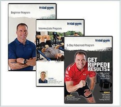 Total Gym Workout Series 3 DVDs - £23.69 GBP
