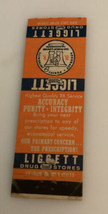 Vintage D D Beans Matchbook Cover Liggett Drug Store Pharmacy Rexall Jef... - $19.01