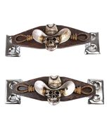 Set of 6 Country Western Cowboy Skull With Gallow Ropes Drawer Handle Ba... - €34,95 EUR