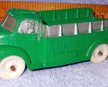 Vintage Auburn Rubber Green No 518 Cargo Utility Toy Truck White Tires 1... - £7.78 GBP