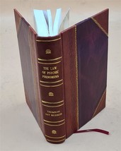 The Law of Psychic Phenomena 1901 [Leather Bound] by Hudson, Thomson Jay - £67.88 GBP