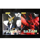 Gundam EXTENDED Char's Counterattack Action Figure Lot of 2 Msia Sazabi Nu - $199.80
