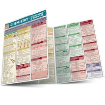 QuickStudy Chemistry Equations &amp; Answers Laminated  6-Page Sample Proble... - $17.15