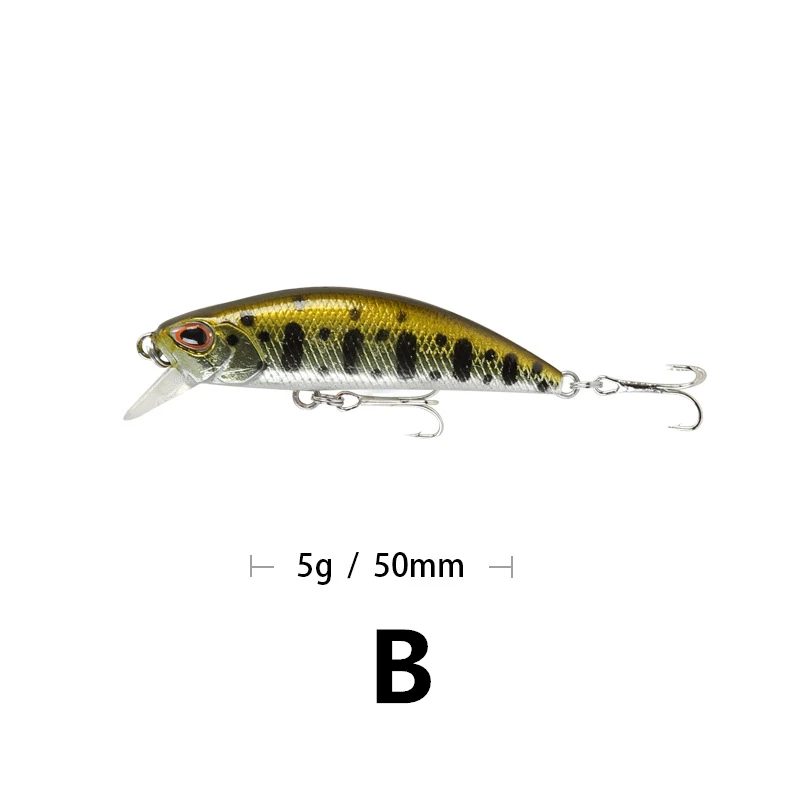 1PCS Fishing Lures Minnow Sinking Wobbler Fishig Carp Bait Hard Bait5.5cm5g Arti - £25.59 GBP