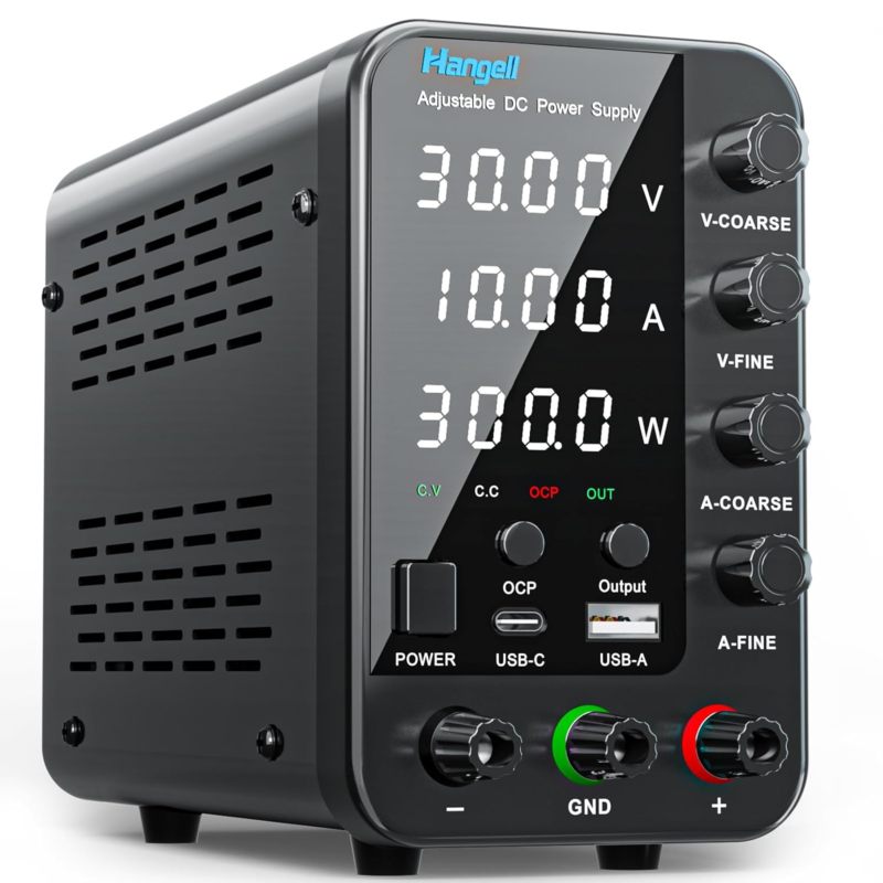 DC Power Supply Variable, 30V 10A Bench Power Supply with Encoder Coarse... - $129.07