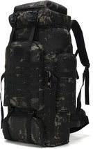 Wintming 70L Camping Hiking Molle Rucksack Waterproof Travel Daypack, Wi... - £39.81 GBP