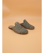 Raffia Shoes , Raffia mules , Handmade Raffia Slippers , Raffia Slides, ... - £55.05 GBP