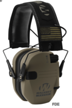 WALKERS RAZOR PATRIOT SERIES SLIM ELECTRONIC HEARING PROTECTION MUFFS FDE - £38.75 GBP