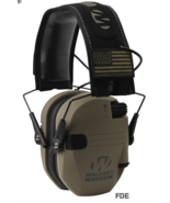 WALKERS RAZOR PATRIOT SERIES SLIM ELECTRONIC HEARING PROTECTION MUFFS FDE - £38.91 GBP