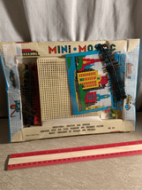 Vintage Mini Mosaic Bead Kit-70s Hong Kong Sealed Arts Crafts Learning - £11.83 GBP