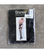 Vintage Shirley of Hollywood Plum Top Thigh Hi Nylon Stockings Fits 8.5-... - $9.99