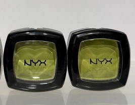 NYX Single  Eyeshadow Hypo Allergenic Light Green Full Size 2 pcs NIB ES72A - $16.99 CAD