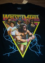 WWF WWE WRESTLEMANIA T-SHIRT MENS 2XL XXL NEW Ultimate Warrior Macho Man... - $19.80