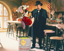 Christopher Lloyd In Who Framed Roger Rabbit With Roger 16X20 Canvas Giclee - £55.05 GBP