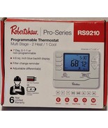 Robertshaw Programmable Multi-Stage 2H/1C 7 Day Wall Thermostat RS9210 - $847.16 MXN