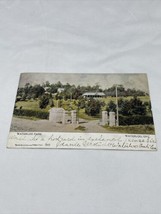 Vintage 1906 Waterloo Park Waterloo Ontario Canada Postcard KG JD - £7.73 GBP