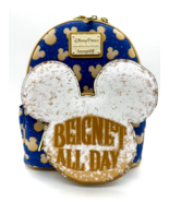 Disney Parks Beignet All Day Mickey Icon Loungefly Backpack Scented Port... - $144.86 CAD