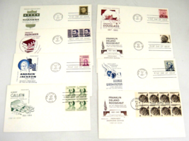 Prominent Americans FDC Farnam Cachet 1967 1st Day Issues Lot of 8 - £5.99 GBP