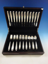 Silver Sculpture by Reed and Barton Sterling Flatware Service For 12 Set 48 Pcs - £2,344.88 GBP