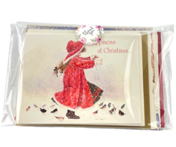 Holly Hobbie Vintage 70s Christmas Greeting Card Lot of 10 - £22.76 GBP