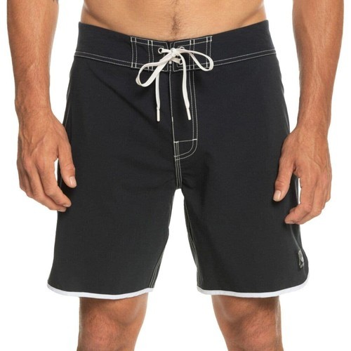Quiksilver Mens Original Scallop 18&quot; Boardshort Black Size 34 - $24.75
