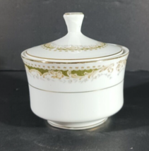 QUEEN ANNE Signature Collection SUGAR BOWL Green Select Fine China Japan - $10.44