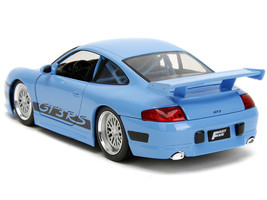 Porsche 911 GT3 RS Light Blue w Black Accents Fast &amp; Furious Movie 1/24 ... - $41.12