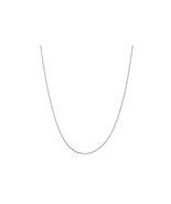 Finest Gold 0.50 mm x 24 in. 14K White Gold Box Chain - $195.65