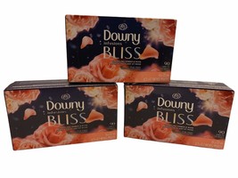 3 Downy Infusions Bliss Sparkling Amber Rose 270 ct Dryer Sheets 90/box ... - £23.48 GBP