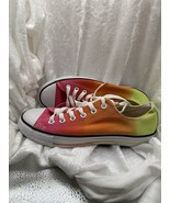 Converse Chuck Taylor All Star Neon Green &amp; Orange Low Top Sneakers Wome... - $465.81 MXN