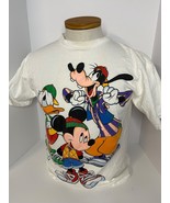 VTG Mickey Unlimited Goofy Donald Mickey Hip Hop T Shirt Front and Back ... - $90.40 CAD