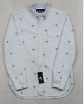Polo Ralph Lauren 100% Cotton LS Striped Oxford Shirt XL NWT Skull &amp; Oar... - $69.99
