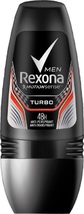 3 x Rexona Men Turbo Deodorant 50 ml Antiperspirant Roll On - £25.81 GBP