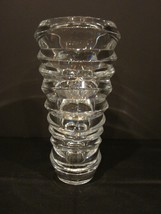 Modern Braginsky Crystal Slice Vase by Nachtmann  - $37.90