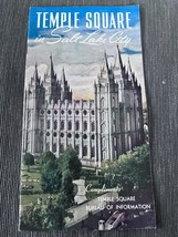 Temple Square Salt Lake City Utah UT brochure 1960s - £13.78 GBP